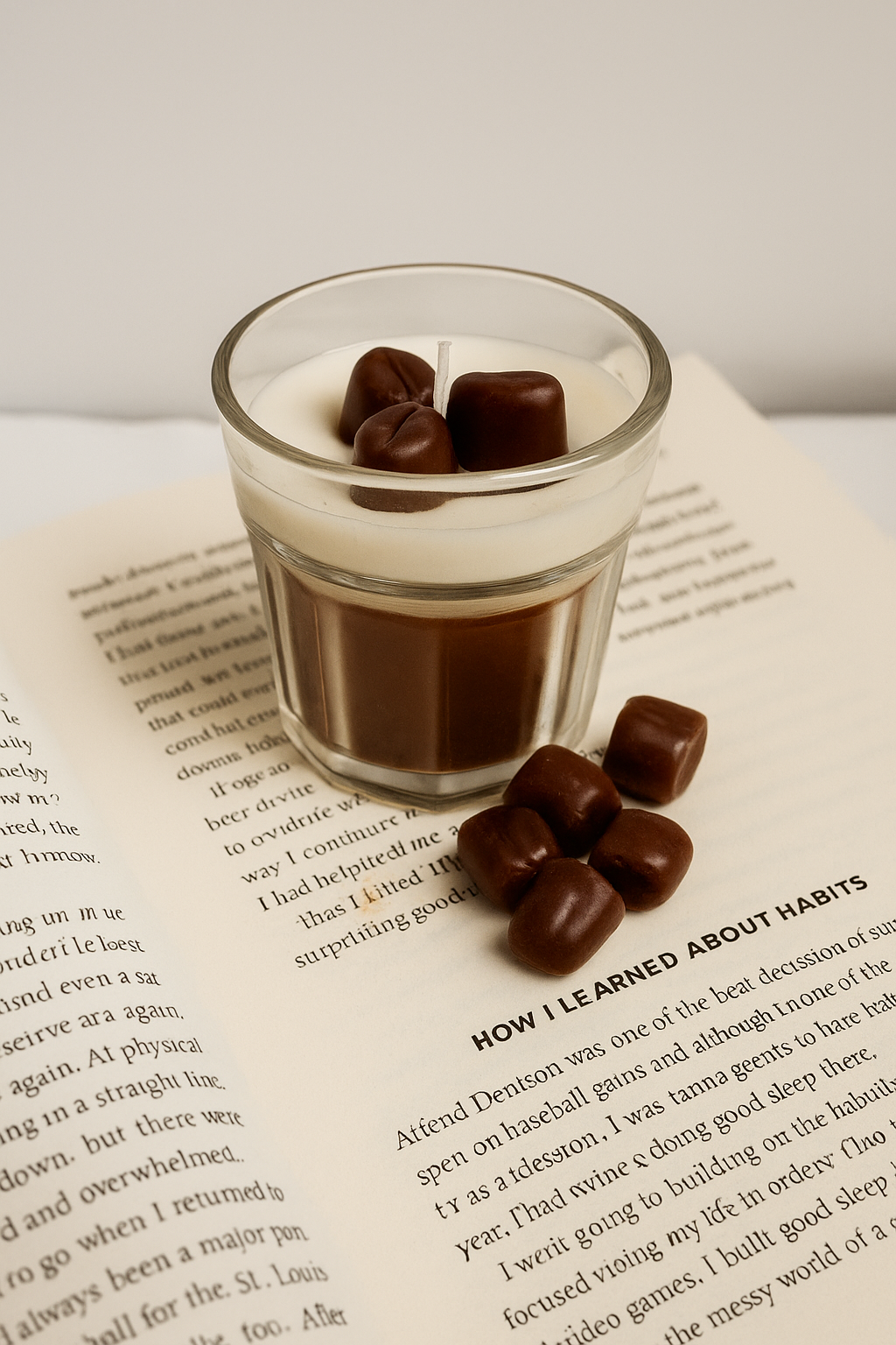 Schokoladen-Duftkerze – Handgemachte Geschenkkerze aus Sojawachs Kandlewax Studio